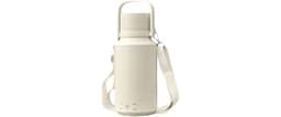 MEGAWISE Travel Electric Kettle, 1L, Temperature Control, Keep Warm | 8-hour keep-warm mode, boil-dry protection and ...
