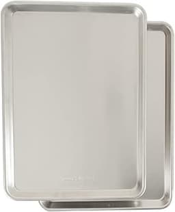 Nordic Ware Naturals Half Sheet - USA Made Aluminum Commercial Quality Sheet Pan for Baking or Roasting, Encapsulated...