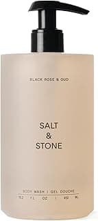 Salt & Stone Body Wash with Antioxidants for Deep Moisture | For Women & Men, Sulfate, Paraben, & Dye Free, Leaving S...