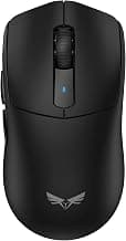 TECKNET Wireless Gaming Mouse, 53g Lightweight, 1000Hz Polling Rate, Black