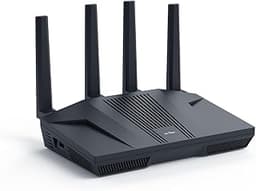 GL.iNet GL-MT6000 (Flint 2) WiFi 6 High Speed Gaming Routers for Wireless Internet, 2 x 2.5G Ethernet Ports for Fiber...