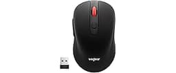 wegear USB Wireless Mouse for Laptop PC Mac, 2.4GHz Cordless Mouse-Black | Ergonomic Portable Optical Computer Mice w...