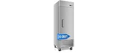 Erivess 27"W 23 Cu.Ft. Commercial Stainless Steel Reach-in Upright Freezer | ETL Certified, Digital Thermostat, Auto ...