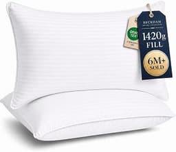 Beckham Hotel Collection Bed Pillows King Size Set of 2