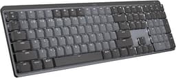 Logitech MX Mechanical Wireless Illuminated Performance Keyboard, Tactile Quiet Switches, Backlit Keys, Bluetooth, US...