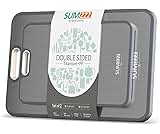 Titanium Cutting Board Double Sided Food Grade, Pure Titanium/PP for Kitchen, Cutting Board Easy to Clean[15.5”*10.5”...