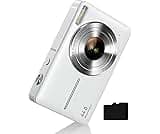 Camkory Digital Camera for Kids,Teens and Starters, FHD 1080P Point and Shoot Camera with 32GB Card 16X Zoom Anti Sha...
