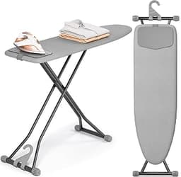 Foldable Compact Heigh Adjustable Ironing Board with Silicone