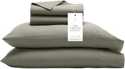 BOLL & BRANCH Signature Hemmed Sheet Set, Twin XL, Juniper