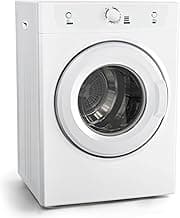 Euhomy Dryer, 3.5 Cu. Ft. 1500W Clothes Dryer, Stainless Steel Tumble Dryer with Exhaust Hose for Home, Apartment, Do...