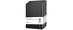 ONAVIA A4 Lined Journal Notebooks 3 Pack, 8.5 x 11 College Ruled Journal Notebooks, 160 Pages, Lined Notebooks for Th...