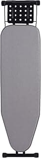 Deluxe Ironing Board with Heat Resistant Cover and Thicken Felt Pad, Heavy Sturdy Legs,Full Size Hanger Iron Board,Fo...