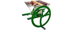 EJWOX Fruit and Apple Crusher – 7L Stainless Steel Manual Grinder with Large Flywheel Handle, Easy-to-Use Fruit Pulpe...