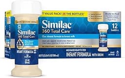 Similac 360 Total Care Infant Formula, Has 5 HMO Prebiotics, Our Closest Prebiotic Blend to Breast Milk, Non-GMO,‡ Ba...