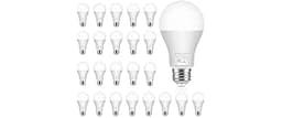 24-Pack LED Light Bulbs 100 Watt Equivalent A19 Daylight White 5000K, No Flicker Standard E26 Edison Medium Screw Bas...