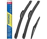 3 wipers Replacement for 2008-2019 Toyota Highlander Windshield Wipers | Exact Fit Front and Rear Wiper Blades: Tool-...