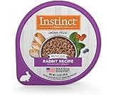 Instinct Original Minced Natural Wet Cat Food, Grain Free Recipe - Real Rabbit, 3.5 oz. Cups (Pack of 12)