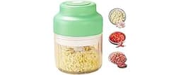 2026 New Electric Garlic Chopper, Mini Portable Veggie Chopper USB Charging Wireless Food Processor, Upgrade Electric...
