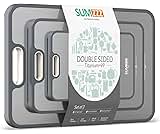 Titanium Cutting Board, Double Sided Food Grade Pure Titanium/PP, Cutting Board for Kitchen, Easy to Clean Large Size...