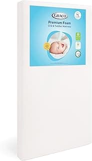 Graco Premium Crib & Toddler Mattress – GREENGUARD Gold Certified, Machine Washable Oeko-TEX Standard 100 Certified C...