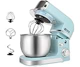 Kitchen in the box Stand Mixer,3.2Qt Small Electric Food Mixer,6 Speeds Portable Lightweight Kitchen Mixer for Daily ...