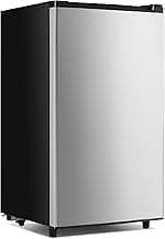 NEWBULIG Mini Fridge with Freezer 3.2 Cu.Ft Small Refrigerator for Office, Dorm, Small Fridge with Adjustable Thermos...