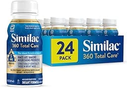 Similac 360 Total Care Infant Formula, Has 5 HMO Prebiotics, Our Closest Prebiotic Blend to Breast Milk, Non-GMO, Bab...