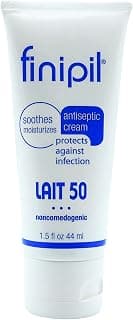 Finipil Lait 50 Antiseptic Cream – Post Hair Removal & Ingrown Hair Treatment, Cools & Soothes Skin, 1.5 Ounce