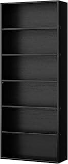 Shintenchi Bookshelf,6-Tier Open Bookcase and Bookshelves,6 Shelf Display Storage Shelves Floor Standing 70.6 inches ...