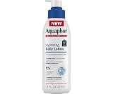Aquaphor Daily Hydrating Face and Body Lotion with Hyaluronic Acid, 8 FL OZ | Face and Body Moisturizer for Normal to...