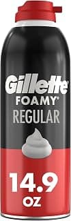 Gillette Foamy Classic Shave Foam for Men, Protection Against Shaving Irritation, Quick and Smooth Shave, shaving cre...