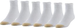 GOLDTOE Men's 656P Cotton Ankle Athletic Socks, Multipairs