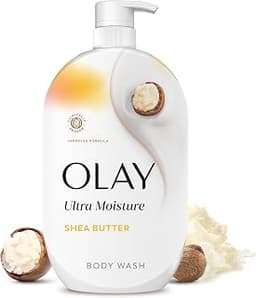 Olay Body Wash for Women, Ultra Moisture Shea Butter Scent, 35 fl oz