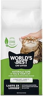 World's Best Cat Litter Comfort Care, Unscented, Odor Control, 32 lb Bag