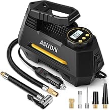 AstroAI Tire Inflator Portable Air Compressor Air Pump for Car Tires-Car Accessories, 9.8Ft Cord-12V DC-Powered Auto ...