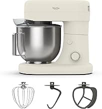 Martha Stewart 5.3QT Tilt Head Stand Mixer, 12 Speeds, Stainless Steel Bowl