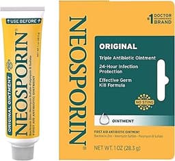 Neosporin Original First Aid Triple Antibiotic Ointment, Bacitracin Zinc & Neomycin Sulfate Infection Protection, Wou...