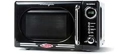Nostalgia Retro Compact Countertop Microwave Oven, 0.7 Cu. Ft. 700-Watts with LED Digital Display, Child Lock, Easy C...