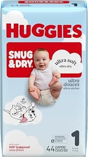 Huggies Snug & Dry Diapers Size 1, 44 Count