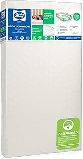 Sealy Baby Orion Antibacterial 2-Stage Breathable Crib Mattress, Toddler Bed Fit, Lightweight, Waterproof, Non-Toxic,...