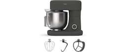 Martha Stewart 5.3QT Tilt Head Stand Mixer, 12 Speeds, Stainless Steel Bowl | Dough Hook, Stainless Whisk, Beater, Re...