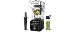CRANDDI Commercial Quiet Blender, 2200 Watt Professional Countertop Blender with 80oz Pitcher, Built-in Pulse & 15-sp...