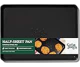 Great Jones Holy Sheet Pan (Pepper) | Nonstick, Half-Sheet Pan | Aluminized Steel, 18.5" x 13.5" | For Baking, Roasti...