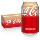 Coca-Cola Vanilla Soda Soft Drink Fridge Pack Cans, 12 fl oz, 12 Pack
