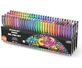 Shuttle Art 120 Unique Colors (No Duplicates) Gel Pens Gel Pen Set for Adult Coloring Books Art Markers