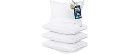 Utopia Bedding Bed Pillows for Sleeping Queen Size (White), Set of 4, Soft & Fluffy Pillow with Down Alternative Fill...