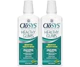 CloSYS Healthy Gums Mouthwash 32 Fl Oz, 2 Pack, Anti-Gingivitis Mouthwash | Antiplaque, Non-Burning, Non-Irritating