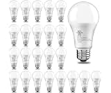 24 Pack LED Light Bulbs 100 Watt Equivalent, A19 5000K Daylight White | 15W Super Bright White Light 1500 LM, E26 Sta...