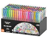 Shuttle Art 360 Pack Gel Pens Set, 180 Colors Gel Pen Set Plus 180 Color Refills Perfect for Adult Coloring Books Doo...