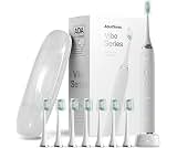 Aquasonic Vibe Series Ultra-Whitening Toothbrush – ADA Accepted Electric Toothbrush - 8 Brush Heads & Travel Case – 4...